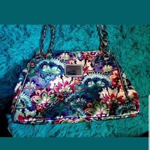 Nicole Miller Floral Shoulder Bag